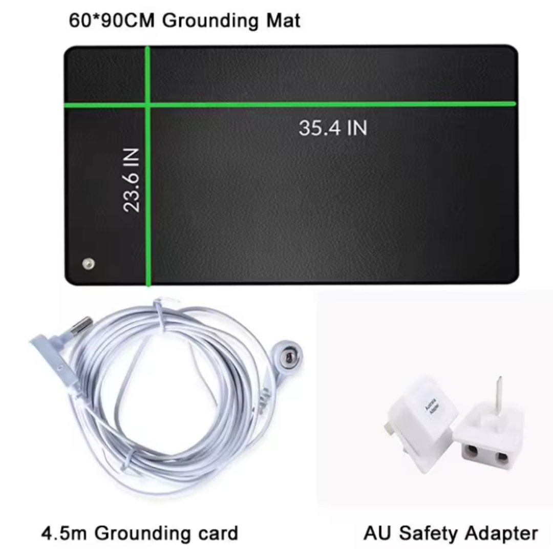 Grounding Mat for Improving Sleep Grounding Pad Health Cushion with Earthing Cable EMF Recovery Protection Release Electrostatic