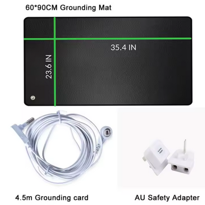 Grounding Mat for Improving Sleep Grounding Pad Health Cushion with Earthing Cable EMF Recovery Protection Release Electrostatic